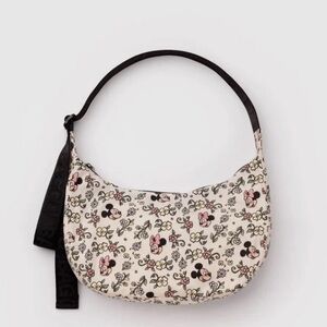 Baggu Disney Medium Nylon Crescent Bag  Storybrook Floral- NWT